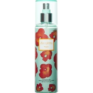 Badgley Mischka Poppy Fragrance Mist with Red Floral Design 8.6oz Bottle New